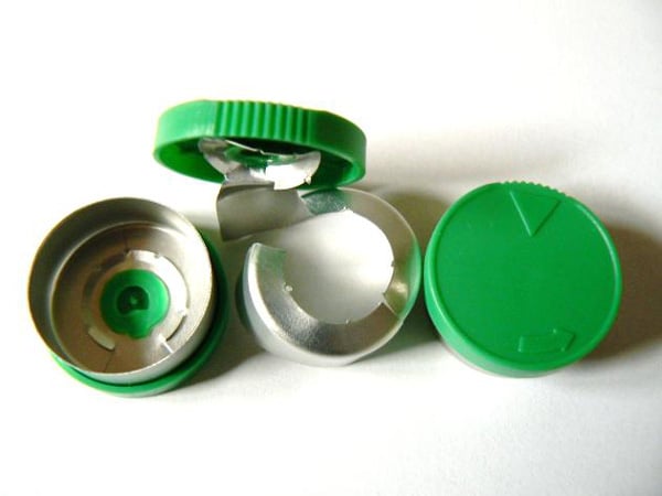 Capsules Push-Tear-Off ouverte
